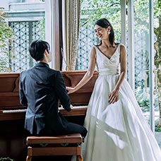 写真：新郎新婦