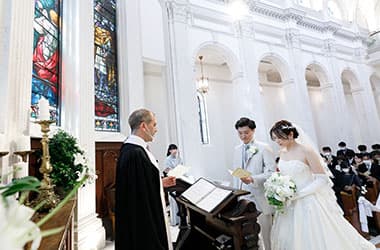 写真：キリスト教式