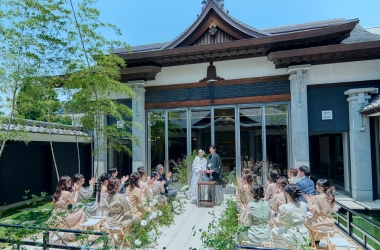 写真：ガーデン人前式