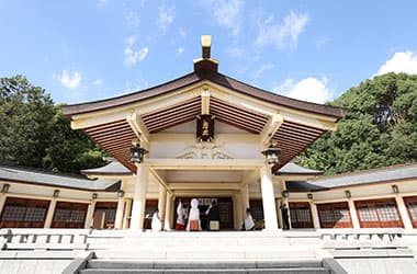 写真：神前式