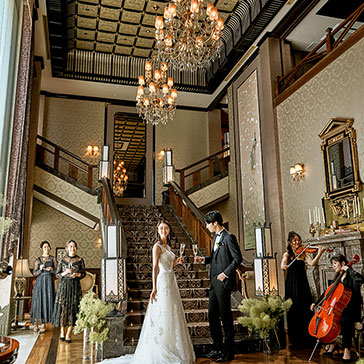 写真：新郎新婦